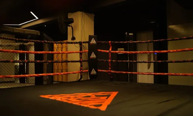 The boxing ring at BEAT MMA